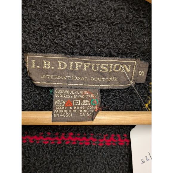 90s I.B. Diffusion Checkered Cardigan - Picture 3 of 4